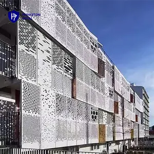 摩洛哥建筑幕墙用廉价外部陶土面板设计铝