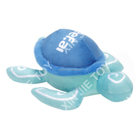 Jouet en peluche tortue de mer en coton PP, jouet en peluche tortue personnalisable, jouet en peluche tortue brodé avec OEM ODM
