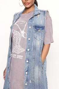 Giacche 2025 donna blu jeans jeans giacca a vento da donna <span class=keywords><strong>Trench</strong></span> cappotto lungo da donna - Product Image 3