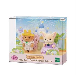 <span class=keywords><strong>Sylvanian</strong></span> <span class=keywords><strong>Families</strong></span> Baby Duo Flowery Garden Friends Blind Box, figurines d'animaux jumeaux tendance à collectionner pour jeux de scènes de maison de poupée - Product Image 5