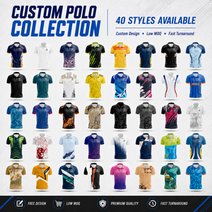 Camiseta <span class=keywords><strong>de</strong></span> Polo <span class=keywords><strong>de</strong></span> Golf al por Mayor, Diseño Personalizado, Transpirable, <span class=keywords><strong>de</strong></span> Alto Rendimiento, Ropa Deportiva para Equipos - Product Image 6