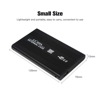 Boîtier SATA à USB 2.5 en alliage d'aluminium de 2.0 pouces-Boîtier SSD de disque dur externe d'origine avec dissipation de la chaleur et construction durable