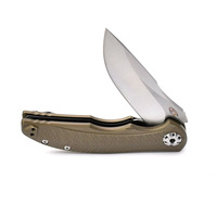 Z-0609 haut de gamme en acier CPM-20Cv aluminium CNC poignée Clip Portable extérieur couteau pliant pour chasse Camp pêche OEM poche EDC
