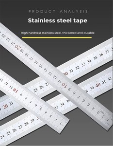 KBD Nuevo <span class=keywords><strong>Regla</strong></span> Angular Profesional Multifuncional Personalizada de Acero Inoxidable y Aleación de Aluminio 2.0-500mm con Graduación de 1mm para Medición - Product Image 4