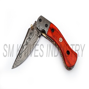 Couteau de poche pliant fait-main de damas, personnalisable, smk1184 - Product Image 5