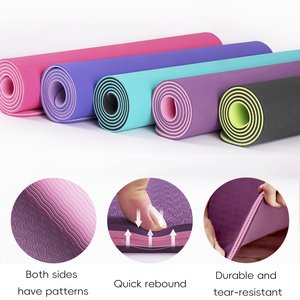 Tapete de Yoga Antideslizante de TPE, 183*61*0.6cm, Disponible en España, Incluye Manual y Bolsa de Almacenamiento de Malla para Entrenamiento de Pilates - Product Image 2