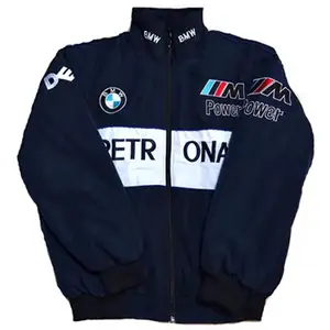 Jaket Bomber F1 quilt Unisex, jaket balap Vintage jaket formula Satu jaket Motor kustom untuk pria