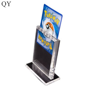 YY 35PT Trading <b>Card</b> Top Loader Clear Rigid <b>Card</b> <b>Holders</b> for TCG Sports <b>Cards</b> Custom Logo Wholesale - Product Image 1