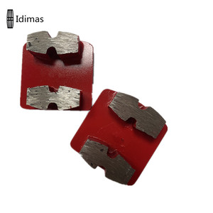 Bloc abrasif métallique <span class=keywords><strong>diamant</strong></span>é 36 grains, dureté moyenne, <span class=keywords><strong>ponceuse</strong></span> à sol en béton et en terrazzo, OEM, diamètre 10 mm, épaisseur 3,0 mm - Product Image 4