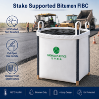 Sac Big Bag pour asphalte, sac jumbo pour asphalte chaud, sac Big Bag de bitume 1000 kg, FIBC résistant à la chaleur à 180 degrés, Bolsa De Asfalto