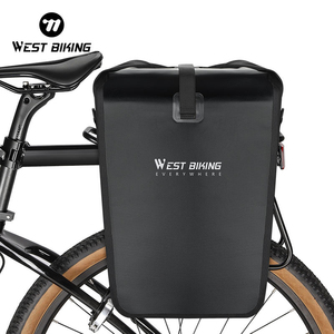 Sacoche de vélo imperméable WEST BIKING 25L, grande capacité, sacoche de porte-bagages arrière, boucle de fixation rapide, équipement de cyclisme - Product Image 1