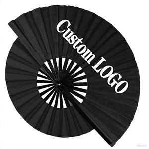 Làm cho lễ hội âm nhạc lớn nhảy múa tùy chỉnh quạt tay nhựa vỗ tay vải gấp Cá nhân hóa sự kiện đám cưới lớn quạt kích thước lớn - Product Image 1