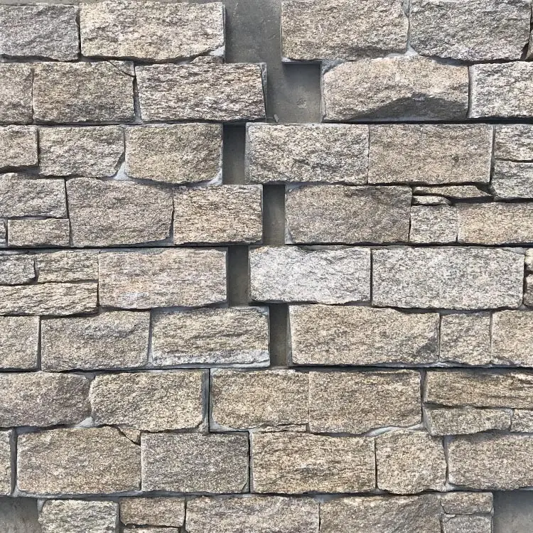 Yellow sandstone cement back culture stone wall panels cheap price