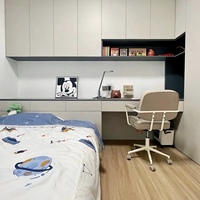 Lit Tatami avec armoire intégrée, combinaison multifonctionnelle pour le rangement domestique, lit Murphy