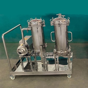 Solution de filtration multi-étages industrielle et sanitaire, boîtier de filtre portable en acier inoxydable pour sacs et cartouches, pour la filtration des herbes - Product Image 3