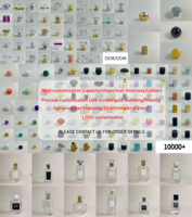 Bouteilles en verre de parfum personnalisées de luxe OEM/ODM de 30ml emballage cosmétique de haute qualité avec haut diffuseur et bouchon de pulvérisation en plastique