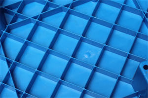 Palette en plastique de stockage d'entrepôt d'industrie plusieurs tailles palettes en plastique résistantes d'injection de HDPE - Product Image 4