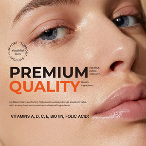 Caramelos de goma multivitamínicos masticables OEM para mujeres Vitaminas D C E Biotina Ácido fólico Apoya la piel saludable y los huesos fuertes - Product Image 6