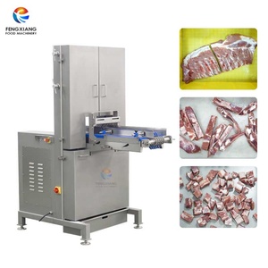 Pork Ribs Cutting Machine Meat with <b>Bone</b> Cutter Equipment with Four <b>Saw</b> Blades - Product Image 1