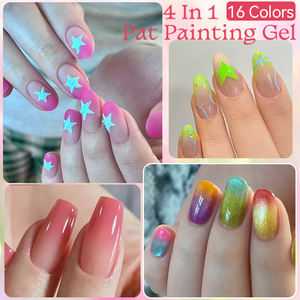 UR SUGAR Gel de Uñas de Marca Privada, 16 Colores en 1, Gel Sólido Multifuncional de Color Neón para Arte de Uñas, Pegamento en Gel para Manicura Ombre - Product Image 5