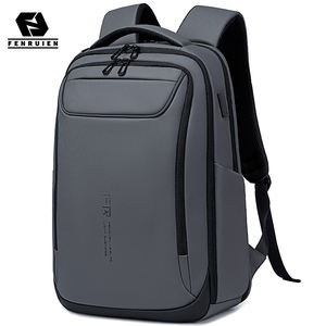 FENRUIEN sac hommes à la mode 16 pouces léger sac à dos pour ordinateur portable décontracté grande capacité Oxford sac d'école étanche pour voyage - Product Image 1