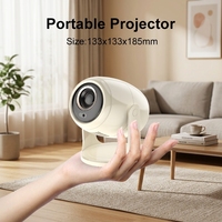 Proyector Inteligente Portátil Veacine B10 con Enfoque Automático, 720P, 1080P, 4K, LED, Altavoz Estéreo Integrado, Android, WiFi 6, Mini Cine en Casa