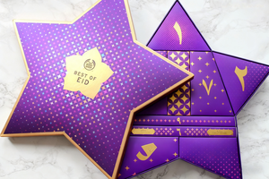 Calendario dell'Avvento Cilindrico Personalizzato con 30 Cassetti e Cupola di Cristallo, Scatola Regalo per il Conto alla Rovescia di Ramadan e Eid Mubarak a Forma di Moschea, Fornitura di Fabbrica con Neve Natalizia - Product Image 6