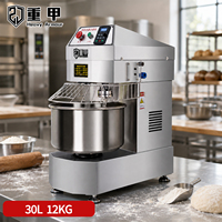 Mixer Adonan Listrik Komersial Baru, Heavy Duty, 5-12kg Spiral untuk Pizza, Kue, Roti, Peralatan Penggiling Tepung, Dapat Diatur