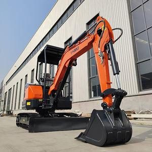 Mini escavatore cingolato idraulico scavatore cingolato con 360 gradi ruotare compatto 1 Ton 2ton escavatore con allegato per la vendita - Product Image 6