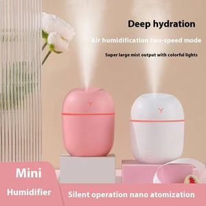 เครื่องเพิ่มความชื้นในอากาศขนาดมินิเครื่องสร้างความชื้นในอากาศอัลตร้าโซนิคขนาด220มล. เครื่องพ่นหมอกน้ำมันหอมระเหยมีกลิ่นหอมสำหรับบ้านรถยนต์ - Product Image 5