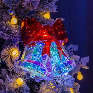 PRINTEMPS PLANTATION Glowing Gros Cloche Arbre De Noël Ornements Suspendus Décorations De Noël - Product Image 5