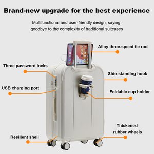 Valise de voyage personnalisée avec logo, unisexe, 20, 22, 24, 28 pouces, tendance, très vendue, durable et légère - Product Image 3