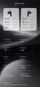 Nuovi <span class=keywords><strong>Auricolari</strong></span> Wireless TWS 2026, Impermeabili, per Sport e Gaming, Cuffie a Basso Prezzo, Spedizione Diretta, Cuffie Bestseller - Product Image 5