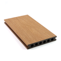 Platelage en bois composite solide de style traditionnel Nouveau design Platelage composite co-extrusion résistant en érable