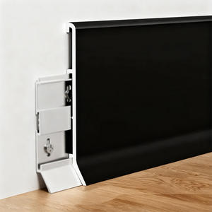 Плинтус из анодированного алюминиевого сплава-водонепроницаемая Антикоррозийная отделка плинтуса для офисной отделки стен - Product Image 2