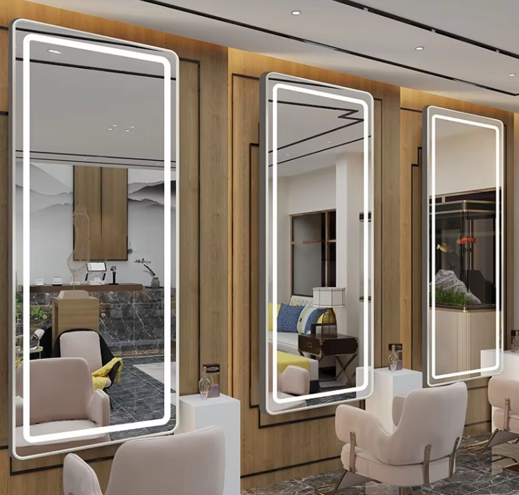 Silver-framed rectangle