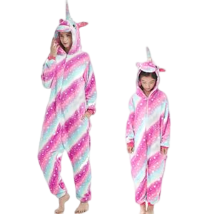 Pyjamas <span class=keywords><strong>Kigurumi</strong></span> Onesie pour enfants pour femmes Vente en gros de pyjamas en tissu tissé de costume de <span class=keywords><strong>licorne</strong></span> et de dinosaure de dessin animé - Product Image 3