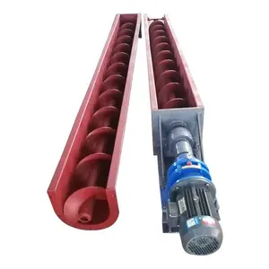 Small/plastic/wet material screw conveyor loader