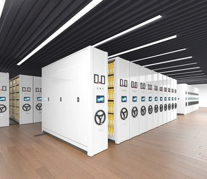 Scaffali Mobili in Acciaio Compatto Personalizzabili di Alta Qualità, Armadietti Moderni Mobili per <span class=keywords><strong>Archivio</strong></span> di Aziende, Scuole, Ospedali e Officine - Product Image 4