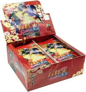 Wholesale Narutoes Collection Cards Full Set Tier2 Wave 6 Booster Box Kayou Uzumaki Uchiha Playing Game Cartas Christmas Gift