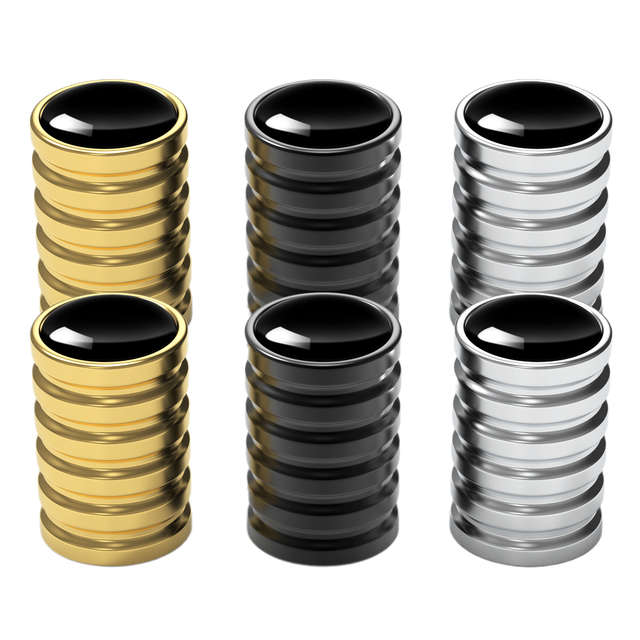 New Universal Tire Valve Stem Caps for Cars Trucks Motorcycles SUVs Bikes Wheel Caps Durable Aluminum Alloy Air Valve Unit
