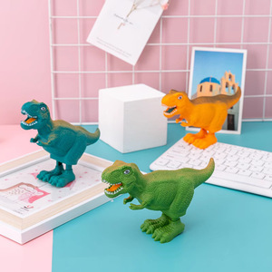 Juguete de dinosaurio Tiranosaurio Rex de plástico con mecanismo de cuerda para niños de 4 a 6 años, regalo interactivo - Product Image 3