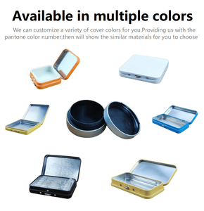 Bền 95x60x20 mét tùy chỉnh tinplate lật Top kim loại hộp cấp thực phẩm xách tay Bao bì nhỏ container <span class=keywords><strong>tin</strong></span> lưu trữ trường hợp - Product Image 5