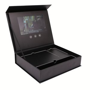 7 Inch LCD Screen Motion Digital Wedding Invitation Greeting Card Album Business Promotional Mailer Gift <b>Box</b> <b>Book</b> Made Paper - Product Image 1