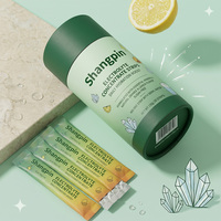 Tube en papier kraft rigide Sprintpackage pour l'emballage des compléments alimentaires, boîte cylindrique en carton écologique pour les soins de santé
