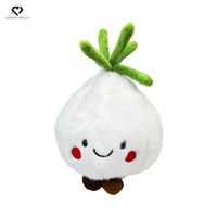 Ontwerp Meer 8-inch Fruit en Groente Serie Game Pluche Speelgoed Cartoon Ui Knoflook Superzacht PP Katoen Gewassen