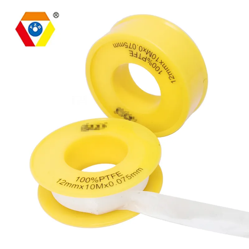 Cinta de teflón PTFE de alta temperatura para gas y carbón, 1/2 ', 12mm