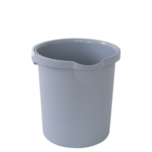 Cubo Redondo de 12 Litros, Material PP Gris, 310x310x300mm - Product Image 1