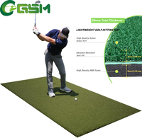 Tapis d'entraînement de golf robuste Yousee, 15 mm d'épaisseur, gazon en nylon, coussin en mousse NBR de 15 mm, tapis de swing de golf