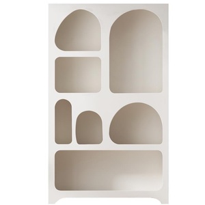 Vitrine de présentation blanche, produit décoratif, style nordique simple, salon, arche, rangement, <span class=keywords><strong>bibliothèque</strong></span> au <span class=keywords><strong>sol</strong></span> et au <span class=keywords><strong>plafond</strong></span> - Product Image 5